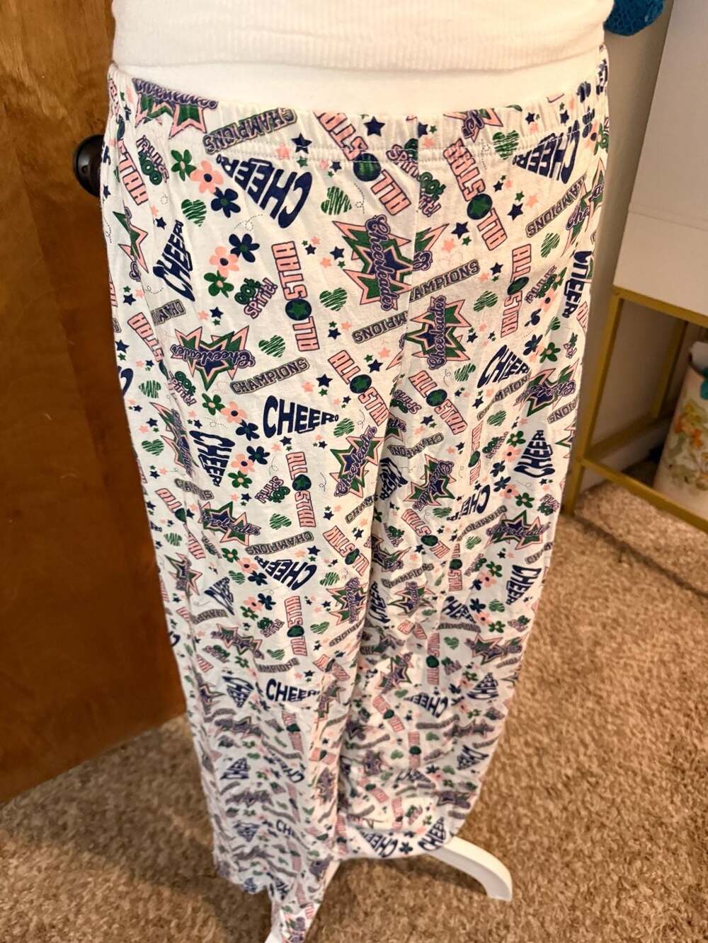 Cheerleader & Danzteam All-Over Print Cheer Pajama Pants Size S